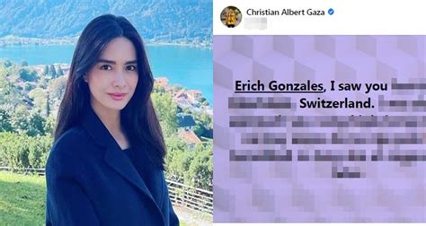 Erich Gonzales w/ "Husband" in Switzerland, Xian Gaza Shares This