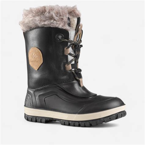 Bottes De Neige Chaudes Et Imperm Ables Sh X Warm Cuir Enfant