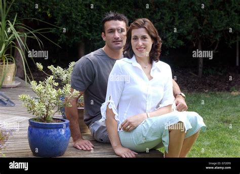 Rugby union player Sean Murphy with his wife Alison at their home in ...