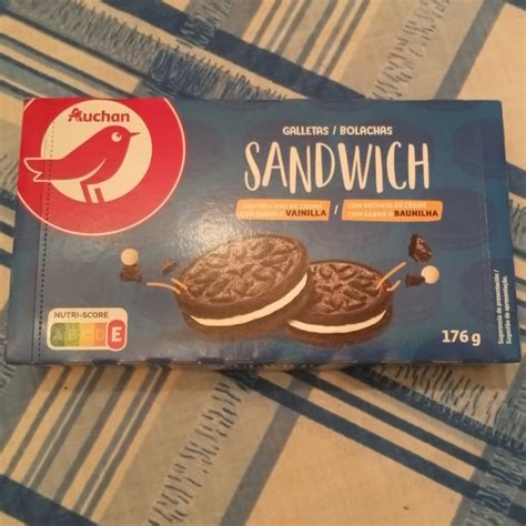 Auchan Galletas S Ndwich Con Relleno De Crema Con Sabor A Vainilla