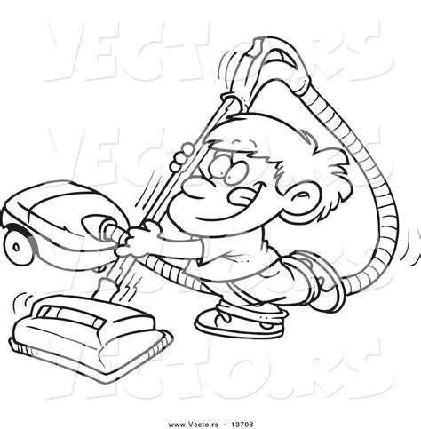 Vacuum Cleaner Coloring Page At Getcolorings Free Printable