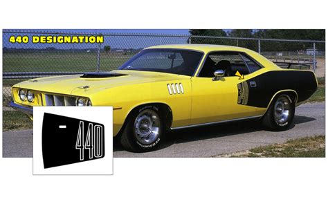 1971 Cuda Billboard Stripes Kit 440