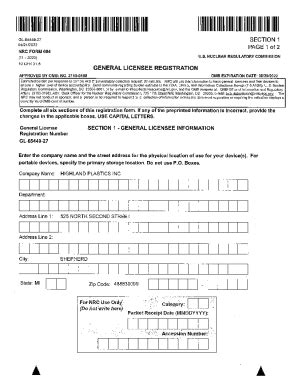 Fillable Online Gl Annual Registration Form From Oliver Healthcare