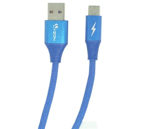 Cable Usb A Tipo C Carga Rápida Lyzon 3a Reforzado 1 5m Azul Baaxtec