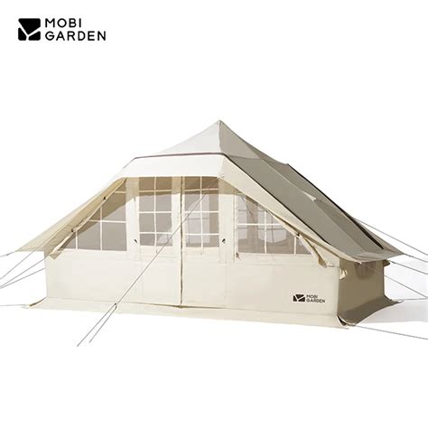Mobi Garden Mobi Garden Camping ผ้าฝ้ายเต็นท์ Era260 Rate เต็นท์กว้าง ...