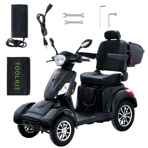 Reviews For VEVOR 4 Wheel Mobility Scooters 500lbs Load 31 Miles 3