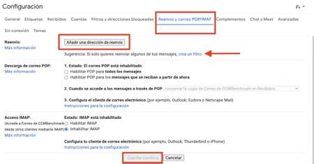 C Mo Redireccionar Tus Correos A Otra Cuenta Outlook Gmail