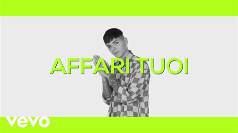 Blind Affari Tuoi Prod Frenetik Orang Lyric Video Youtube