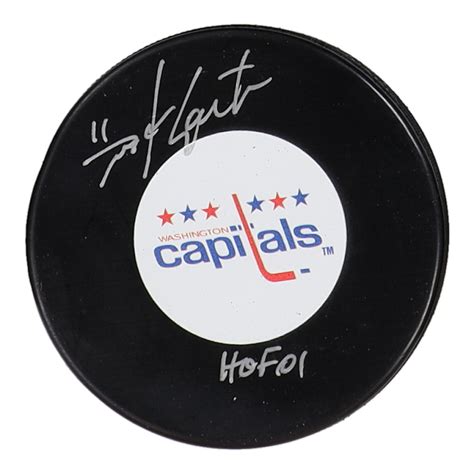 Mike Gartner Signed Capitals Logo Hockey Puck (SportsAuthentix) | Pristine Auction