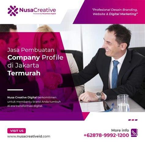 Jasa Pembuatan Company Profile Di Jakarta Nusa Creative Digital