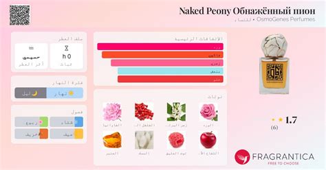Naked Peony Обнажённый пион OsmoGenes Perfumes عطر a fragrance للنساء
