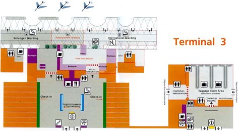 Charles De Gaulle Airport Terminal Map