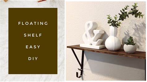 Easy Diy Floating Shelf Dollar Tree Youtube