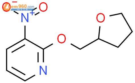 878405 76 6 Pyridine 3 nitro 2 tetrahydro 2 furanyl methoxy 化学式结构式