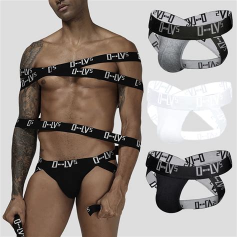 Bragas De Algod N Para Hombre Tangas Sexys Ropa Interior Gay Lencer A Sissy