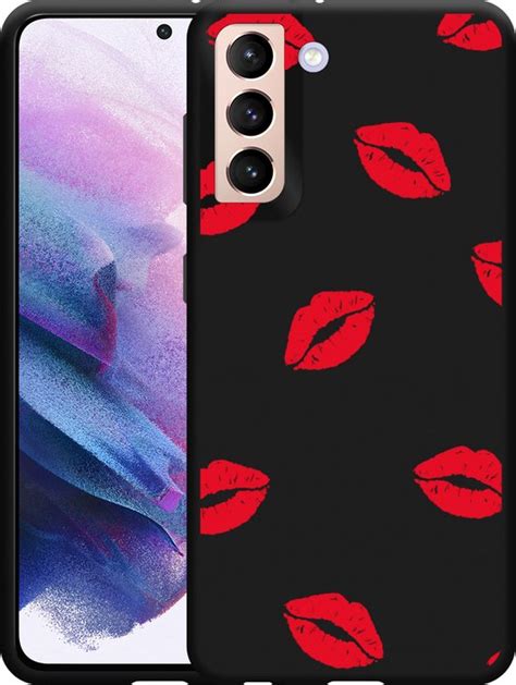 Galaxy S Hoesje Zwart Red Kisses Designed By Cazy Bol