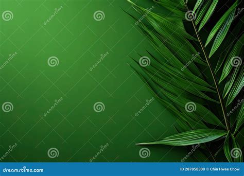 Minimalistic Wallpaper for Green Natural Leaves with Clean Background ...