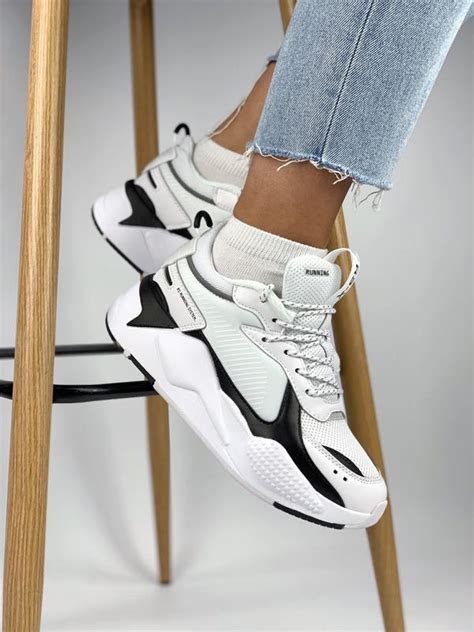 Puma rs-x reinvention black 🆕 женские кроссовки пума 🆕 черные/белые ...