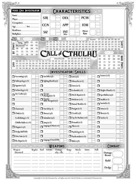 Call Of Cthulhu Rpg 7th Edition Pdf Free