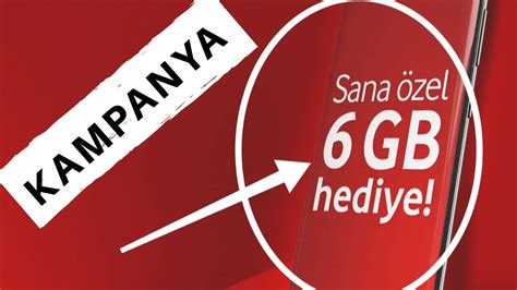 VODAFONE 6 GB HEDİYE KAMPANYASI YouTube