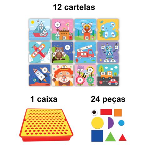 Jogo De Tabuleiro Infantil Educativo - Jogo de Tabuleiro Infantil Educativo Follow Shapes Pedagógico – Loja ...