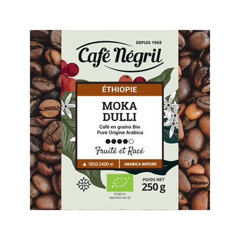 Caf Torr Fi Pur Arabica Bio Moka Dulli D Ethiopie G Caf N Gril