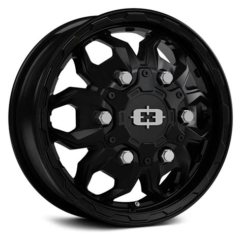 VISION 410 KORUPT VAN DUALLY Wheels Satin Black Rims