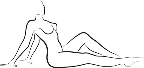 Sketch Naked Women Royalty Free Vector Image VectorStock