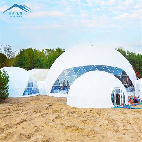 New Arrival Waterproof Glamping Dome Geodesic Igloo Luxury Glamping