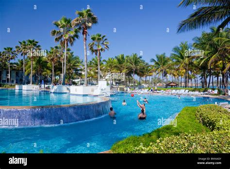 The Pool Area Of The Caribe Hilton Resort In San Juan Puerto Rico