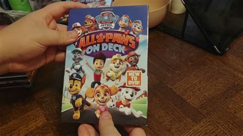 Paw Patrol All Paws On Deck Dvd Unboxing Youtube