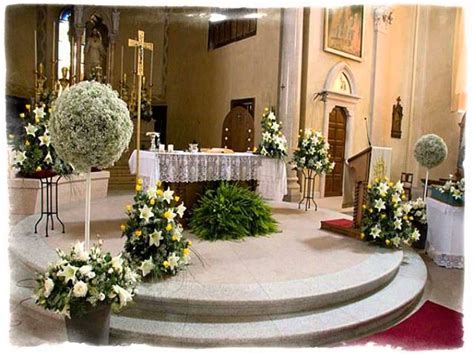 Wedding Decorations Church Altar