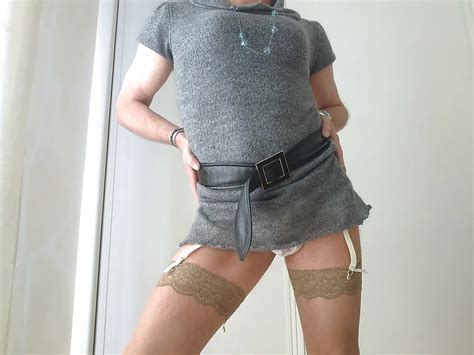 Classy Lady Sexy Dress White Lingerie And Stockings Pics XHamster