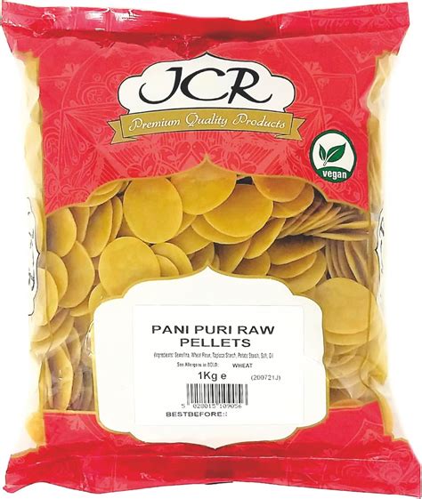 Jcr Pani Puri Raw Pellets Gol Gappa Kg Fry Air Fry Or Microwave