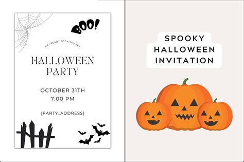 Halloween Party Invitation - Editable Graphic by Realtor Templates ...