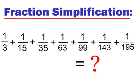 Fraction Simplfication Tricks Learn How To Simplify Fractions With Easy Method Youtube