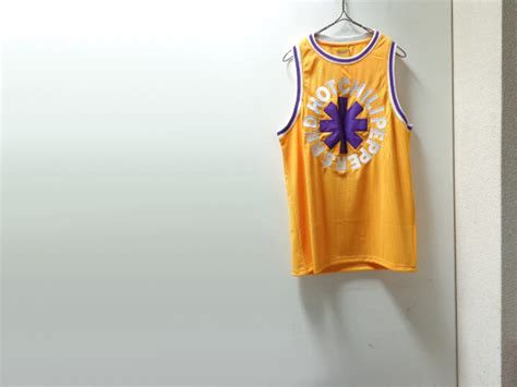 S RED HOT CHILI PEPPERS BASKET BALL TANK TOPレッドホットチリペッパーズ バスケットボール タンクトップM位 ANAME