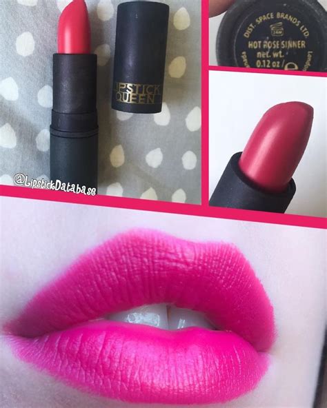 Lipstick Queen Hot Rose Sinner Lipstick Lipstick Swatches Lipstick Queen