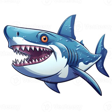 Ai G N R Mignonne Dessin Anim Requin Caricatures Clipart Illustration