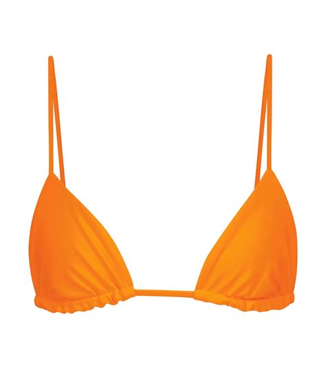 Top De Bikini Triangular Via En Naranja Jade Swim Mytheresa