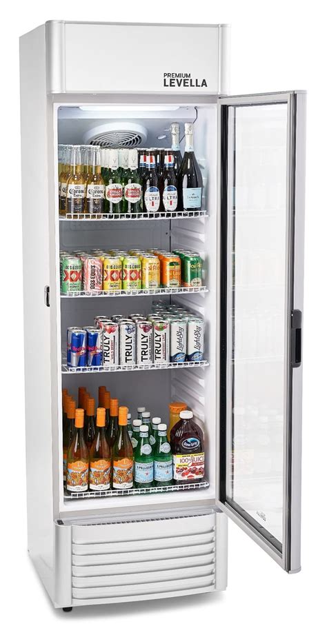 Buy PremiumLevellaPRF125DX Glass Door Display Refrigerator 12 5 Cu Ft