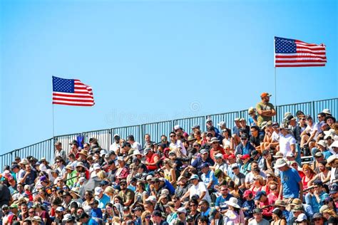 Crowd Audience in a Stadium Looking at the Event Editorial Photo ...