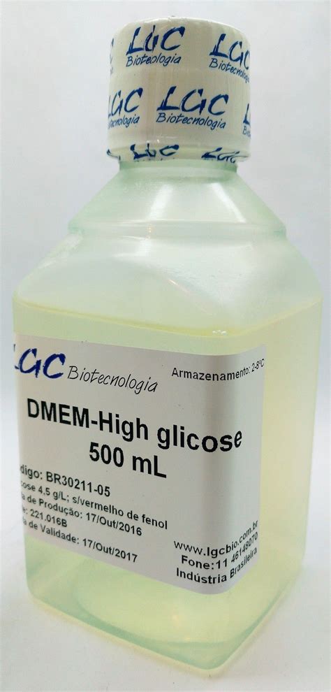 MEIO DMEM HIGH GLUCOSE 4 5G L SEM VERMELHO DE FENOL E SEM PIRUVATO