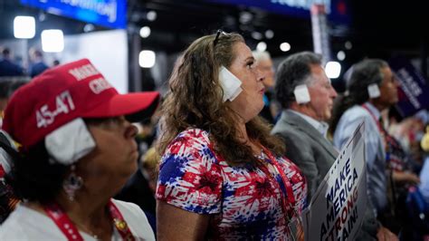 Why Are People Wearing Ear Bandages At The Rnc