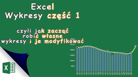 Kurs Arkusz Kalkulacyjny Excel Lekcja 6 Wykresy część 1 YouTube