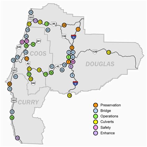 Curry County oregon Map | secretmuseum