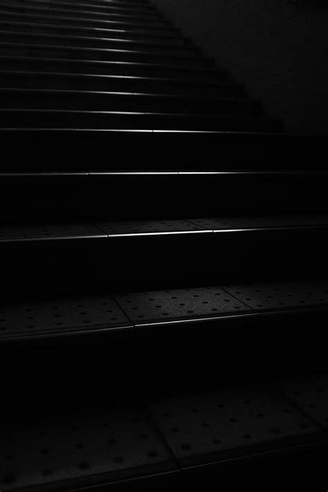 Stairs Steps Bw Black Dark HD Phone Wallpaper Peakpx