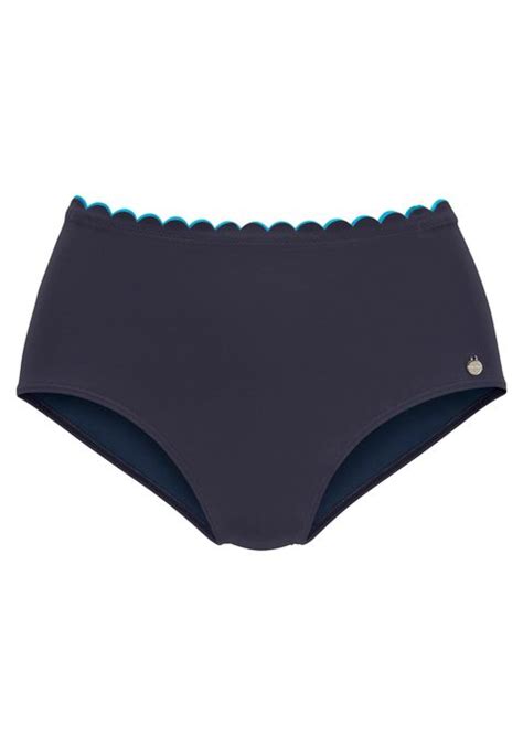 Lascana Highwaist Bikini Hose Camilla Navy T Rkis Lascana De