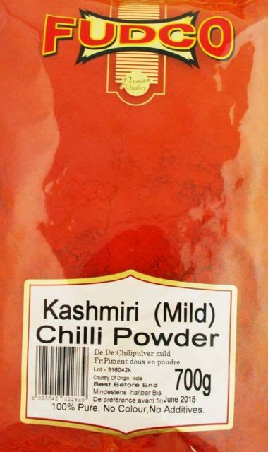 Fudco Kashmiri Chilli Powder Mild G Rashan Pani