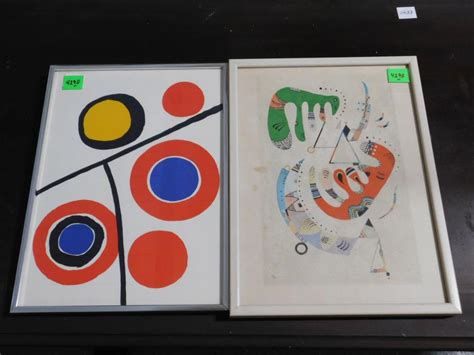 At Auction Wassily Kandinsky Calder Kandinsky Prints